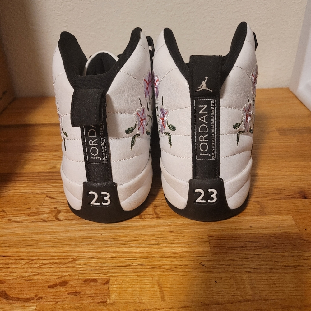Jordan Kids' White and Black Sneakers